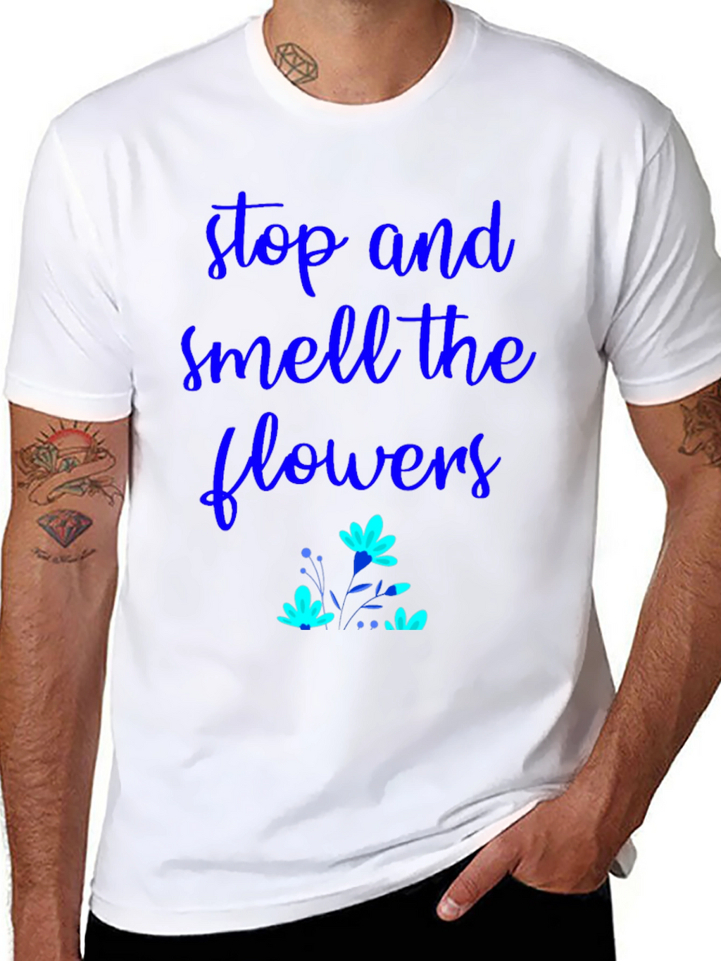 Stop and Smell the Flowers Graphic Tee