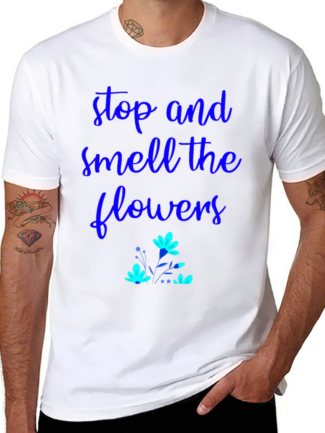 Stop and Smell the Flowers Graphic Tee