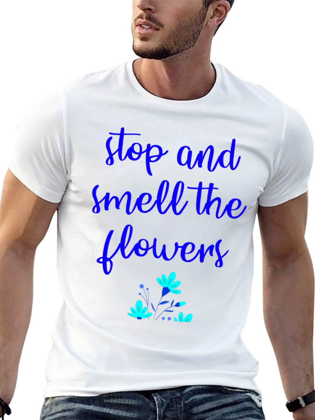 Stop and Smell the Flowers Graphic Tee