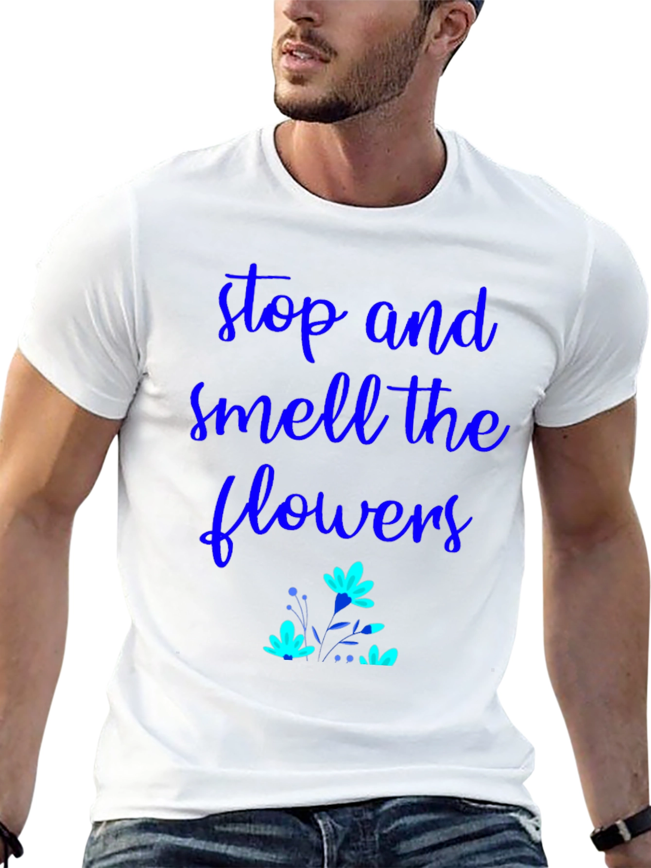Stop and Smell the Flowers Graphic Tee