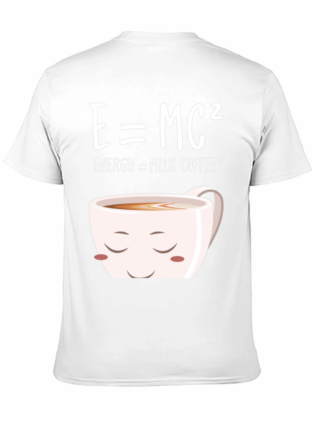 E=MC² Milk Coffee T-Shirt - Humorous Science Tee