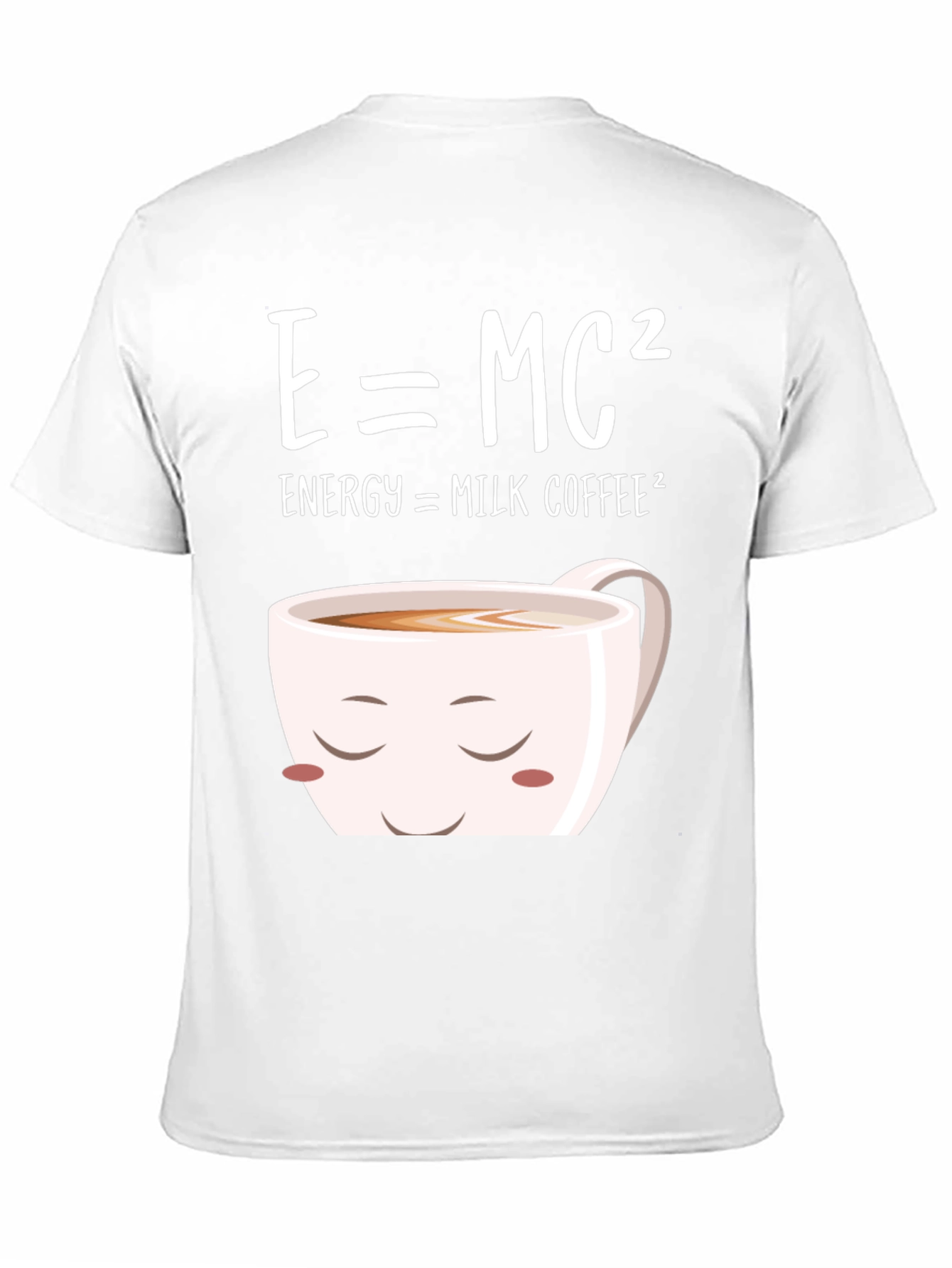 E=MC² Milk Coffee T-Shirt - Humorous Science Tee