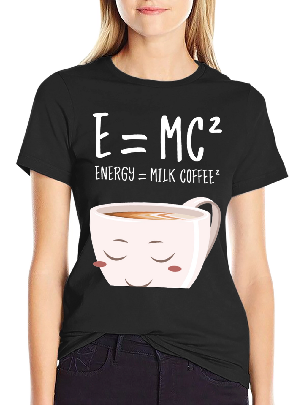 E=MC² Milk Coffee T-Shirt - Humorous Science Tee