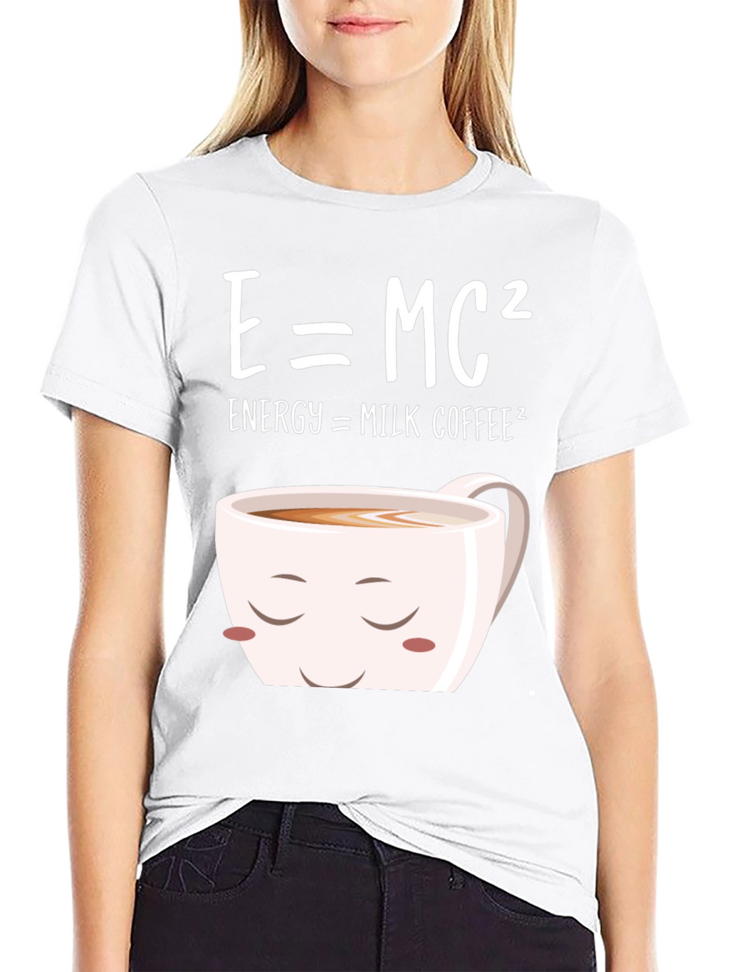 E=MC² Milk Coffee T-Shirt - Humorous Science Tee