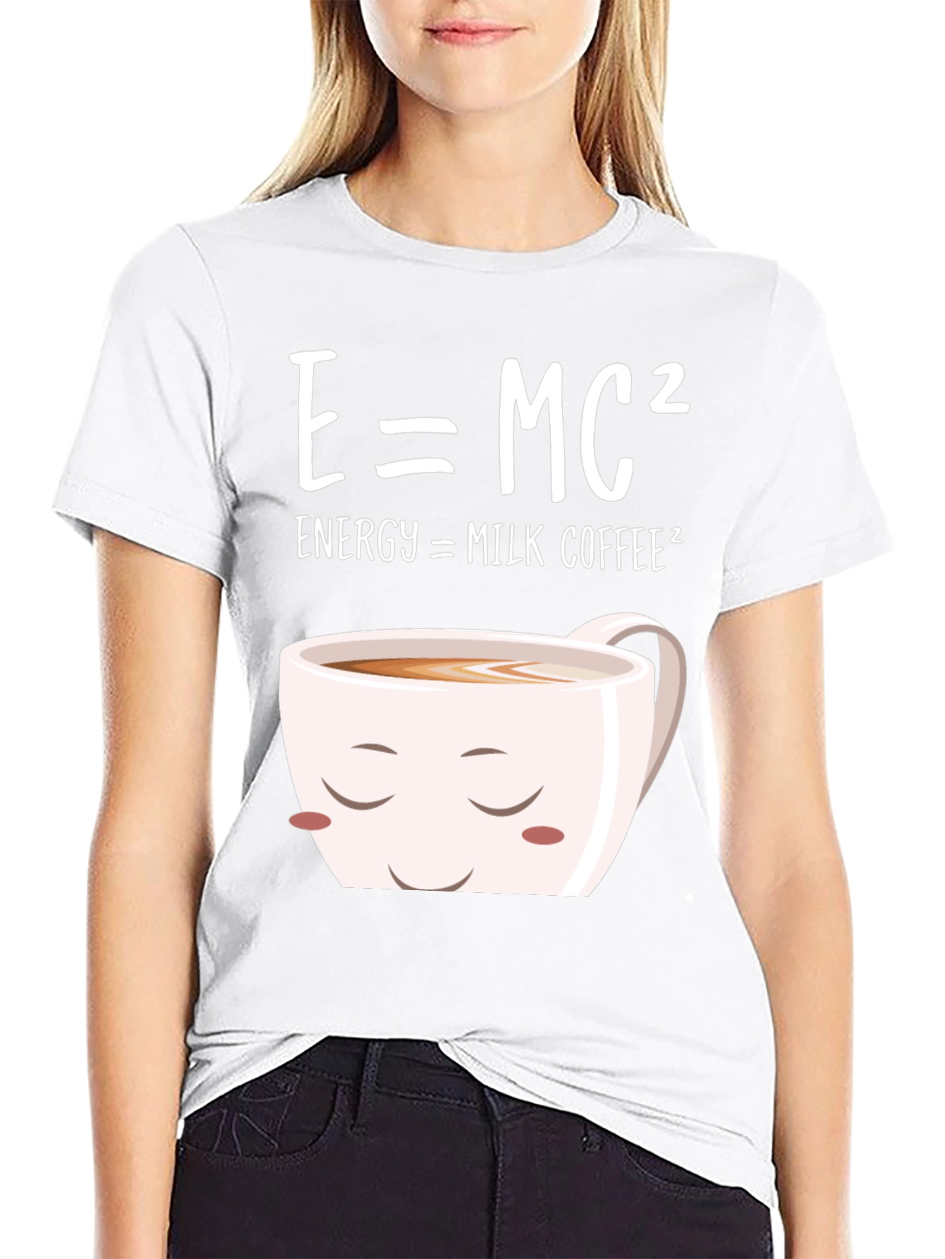 E=MC² Milk Coffee T-Shirt - Humorous Science Tee