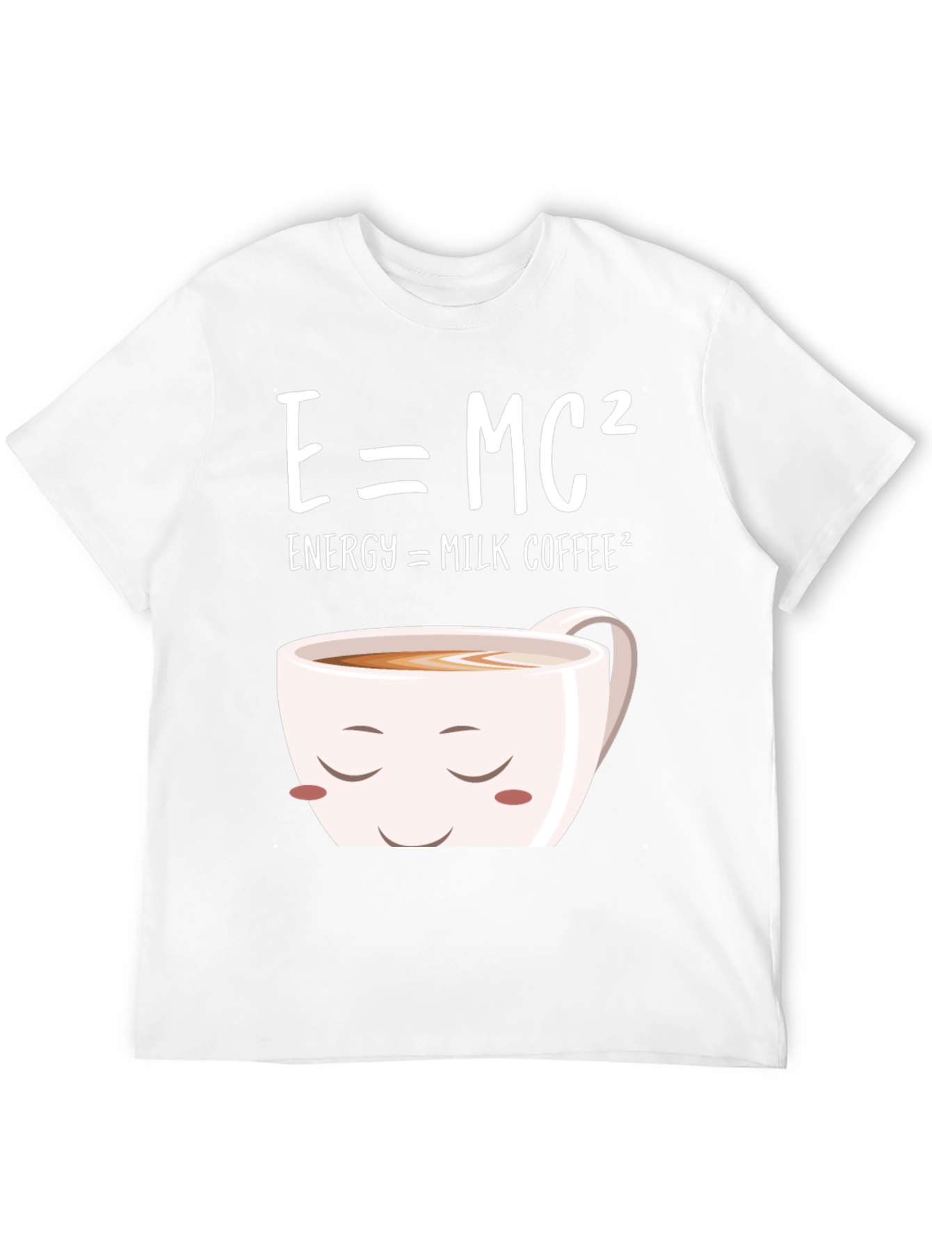 E=MC² Milk Coffee T-Shirt - Humorous Science Tee