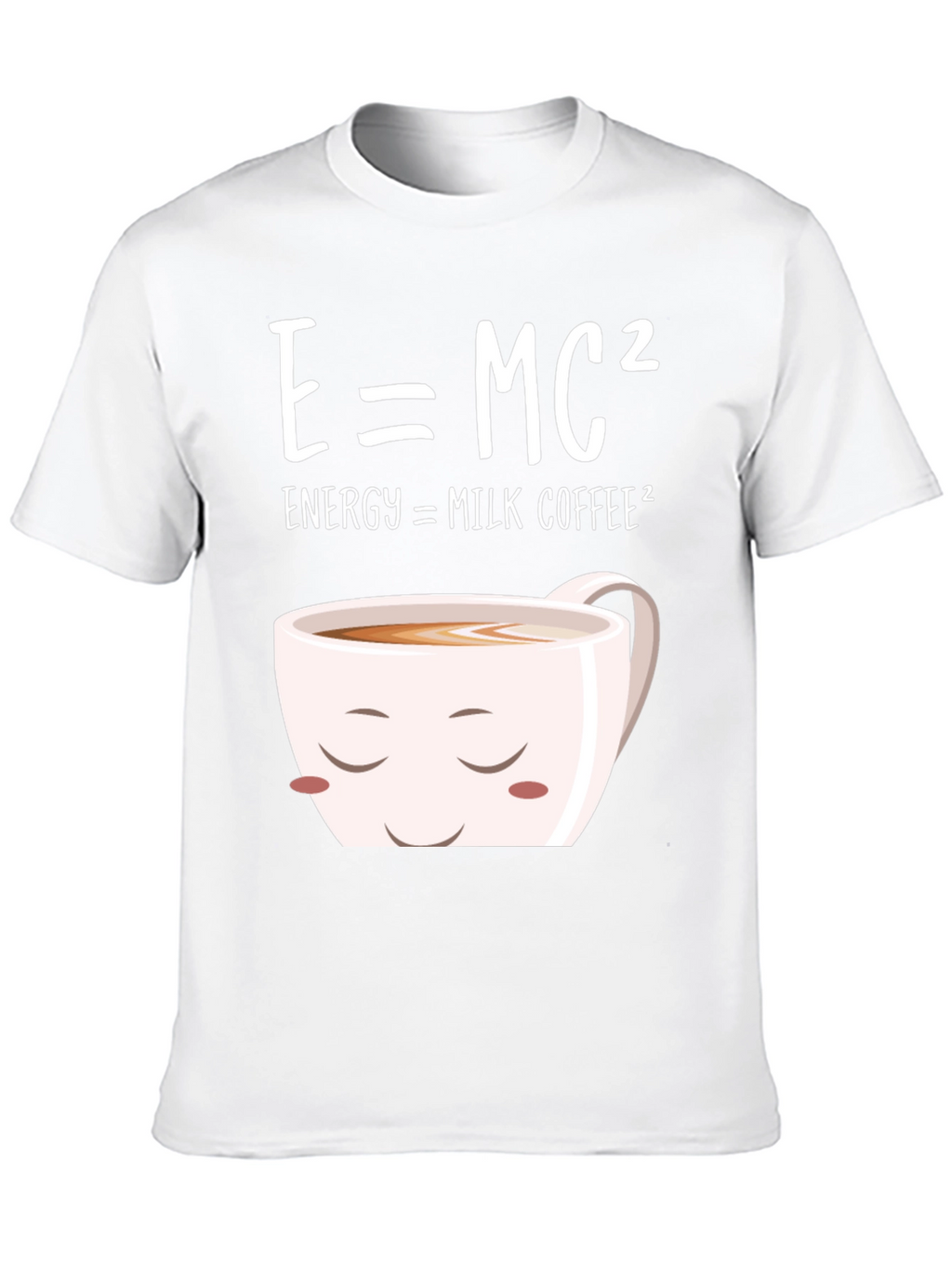 E=MC² Milk Coffee T-Shirt - Humorous Science Tee