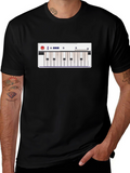 Synth Graphic Tee - Musicians Cool Black T-Shirt