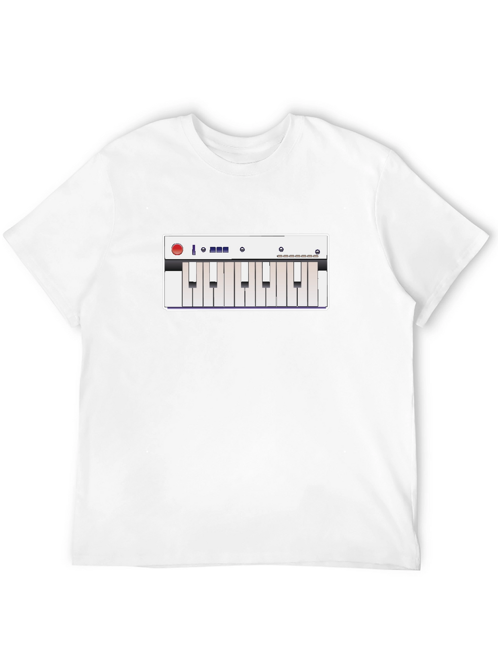 Synth Graphic Tee - Musicians Cool Black T-Shirt