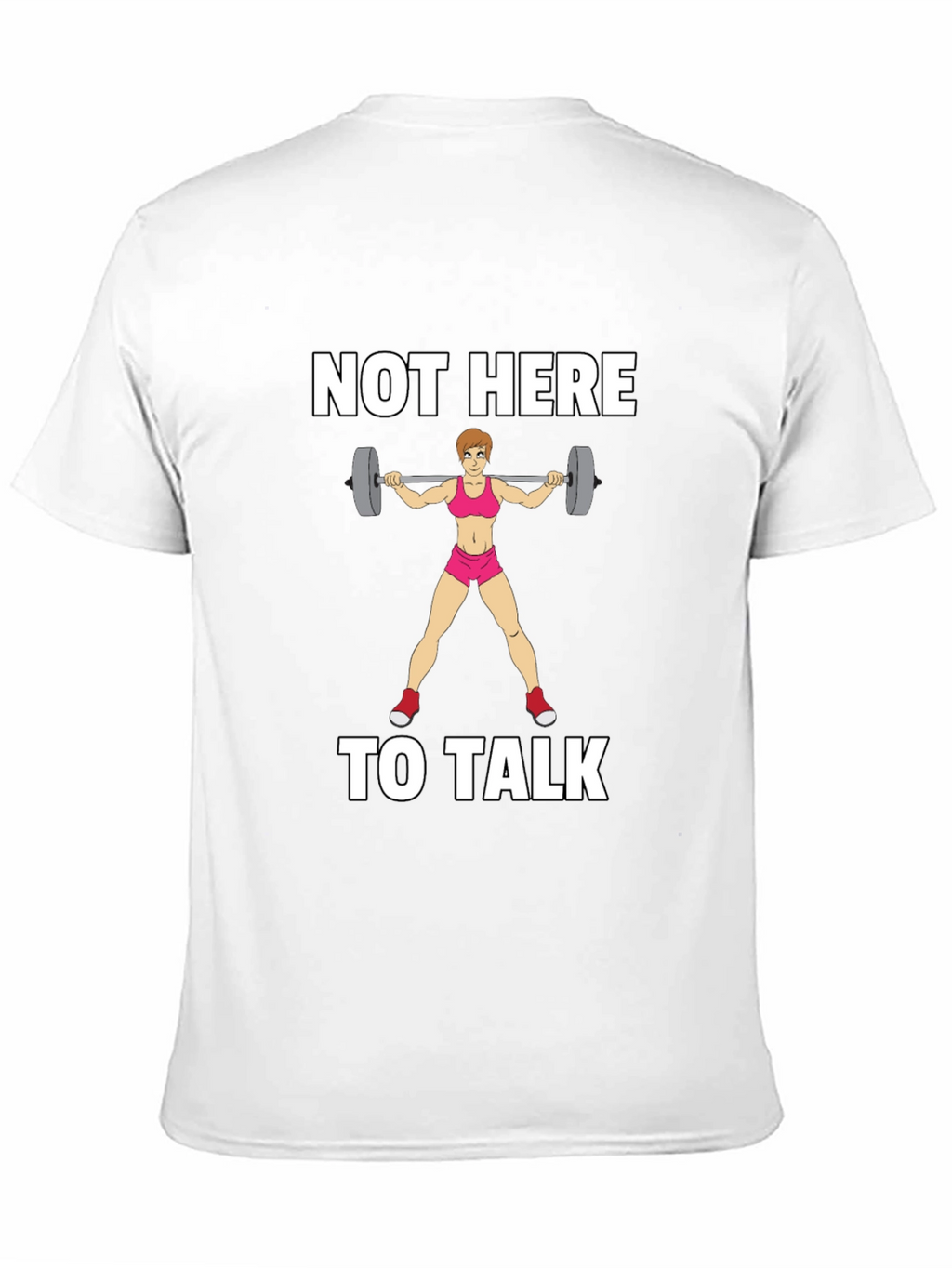 Not Here To Talk Graphic T-Shirt