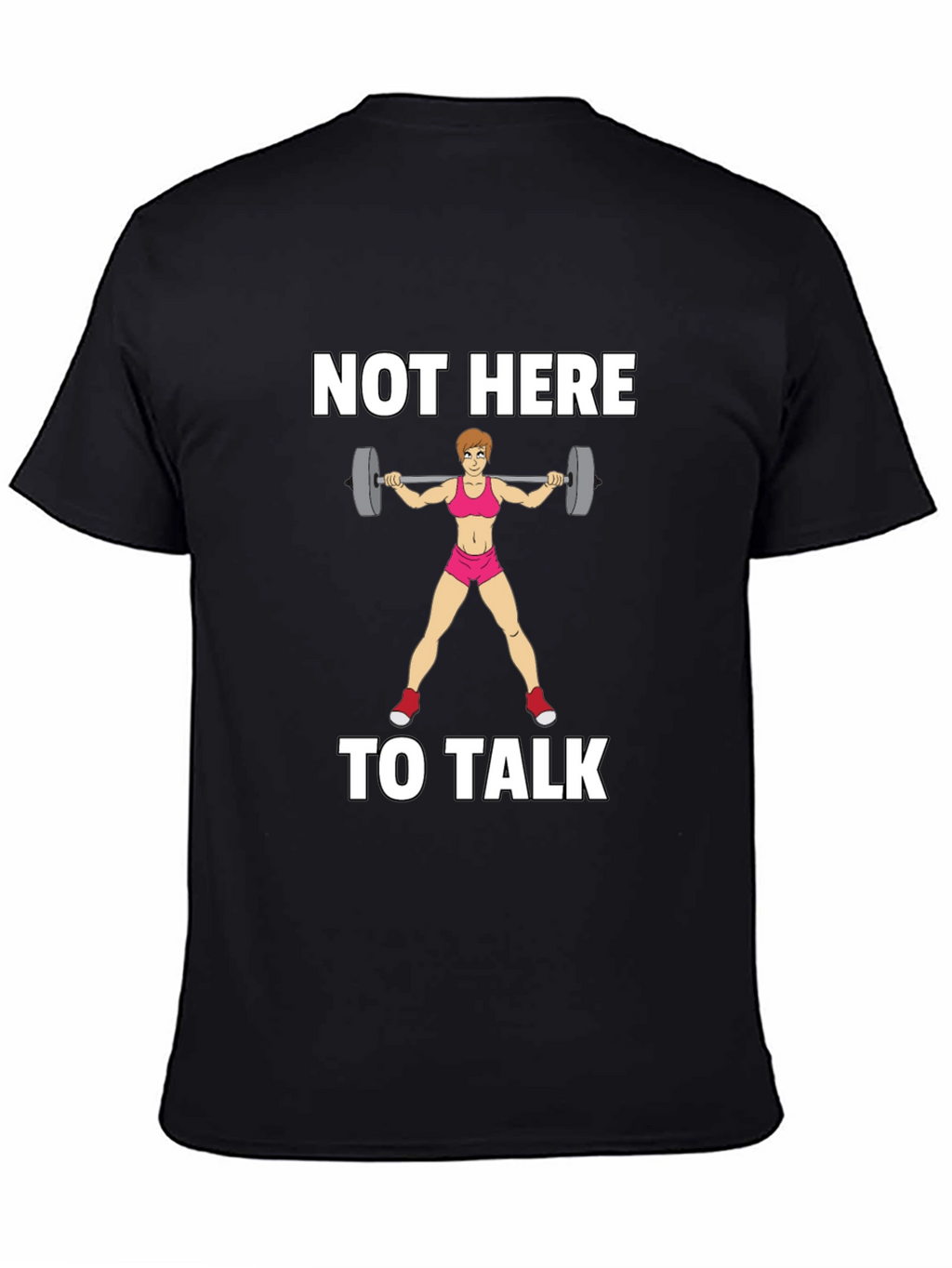 Not Here To Talk Graphic T-Shirt