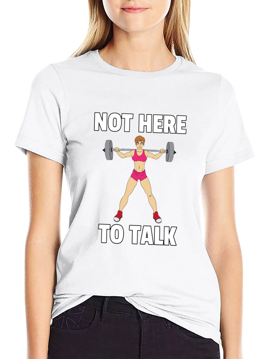 Not Here To Talk Graphic T-Shirt