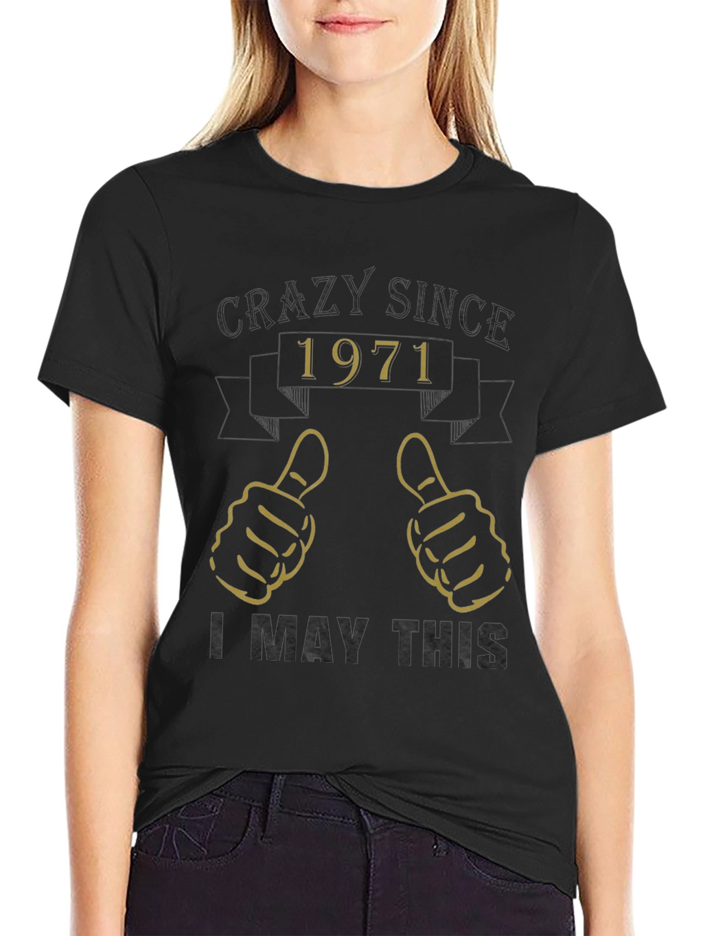 Crazy Since 1971 Graphic T-Shirt