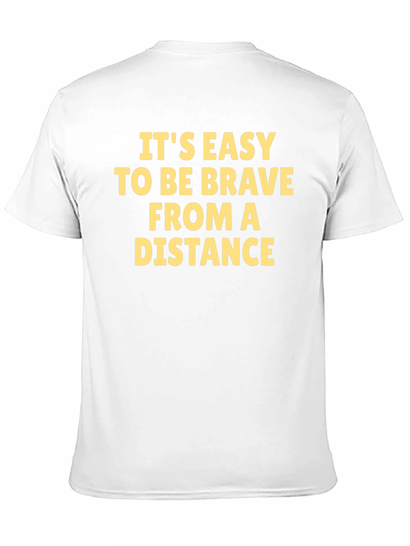 Brave From Distance Graphic T-Shirt - Black