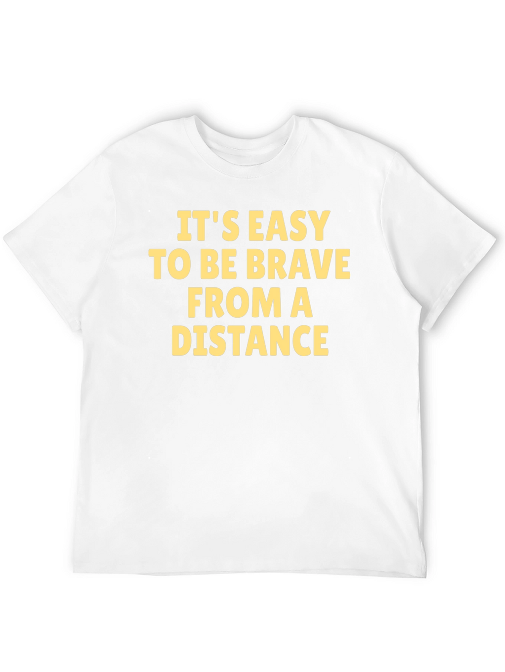 Brave From Distance Graphic T-Shirt - Black