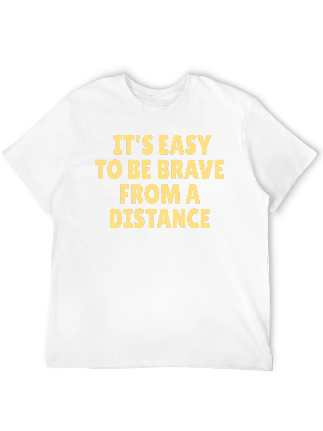 Brave From Distance Graphic T-Shirt - Black