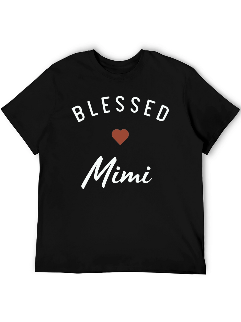 Blessed Mimi T-Shirt - Heart Graphic