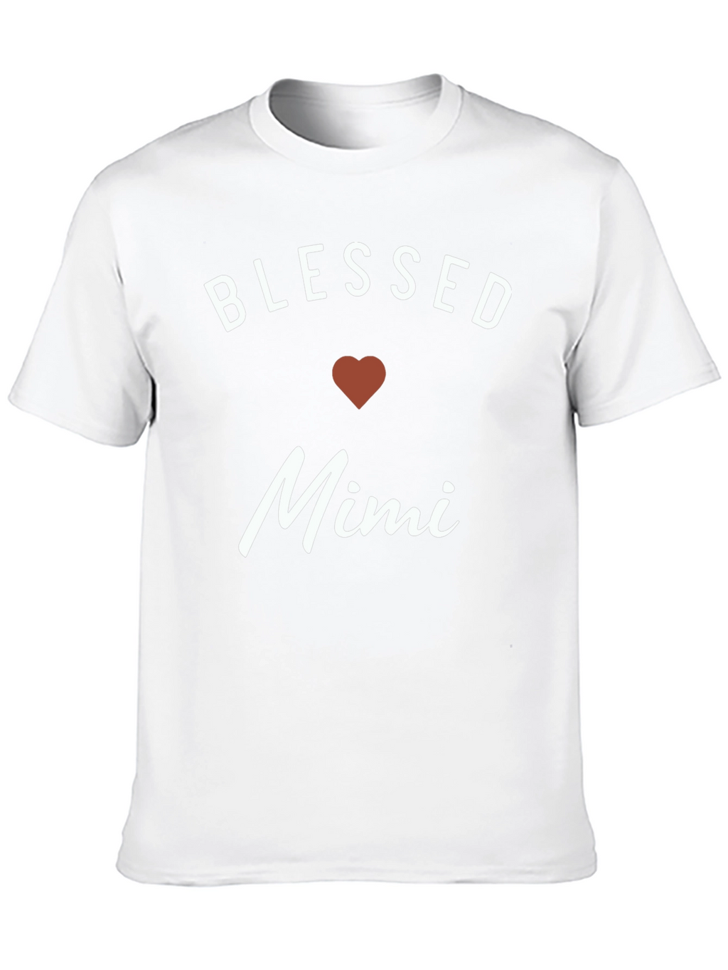 Blessed Mimi T-Shirt - Heart Graphic