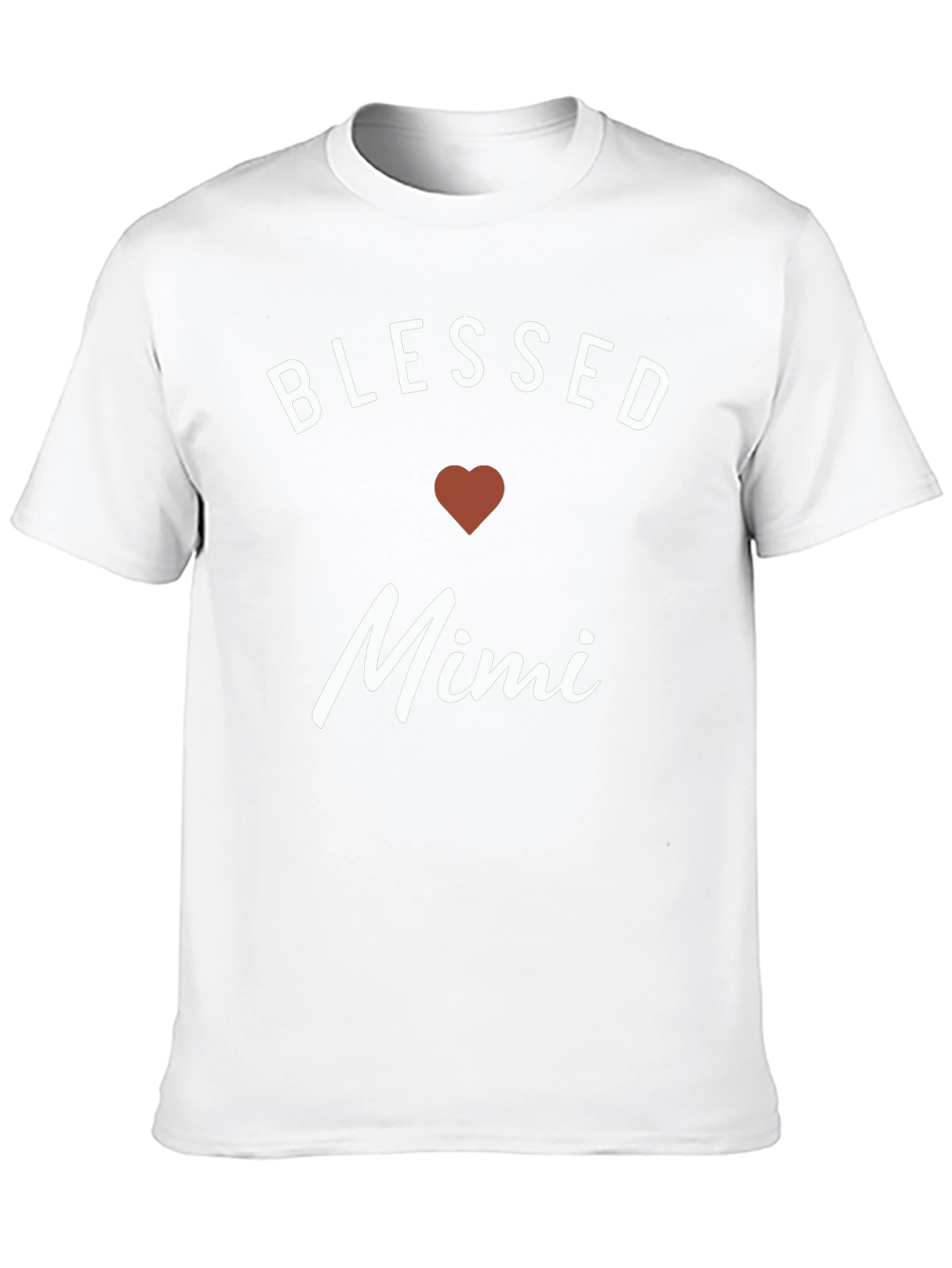 Blessed Mimi T-Shirt - Heart Graphic