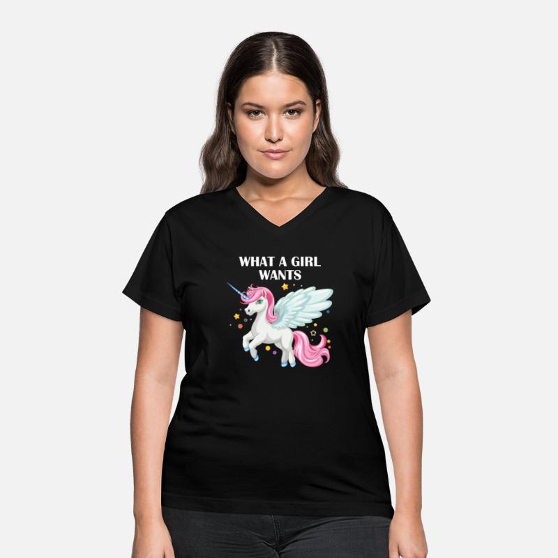 What A Girl Wants Unicorn Tshirt