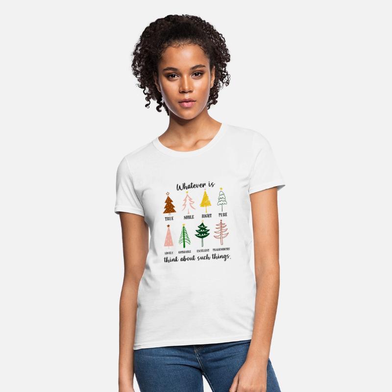 Whatever Is True Noble Right Pure Christmas Trees