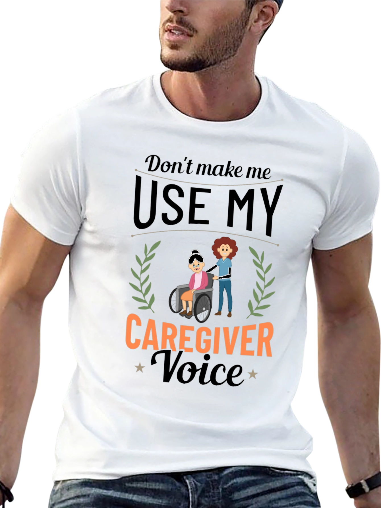 Caregiver Voice Graphic Tee - Black