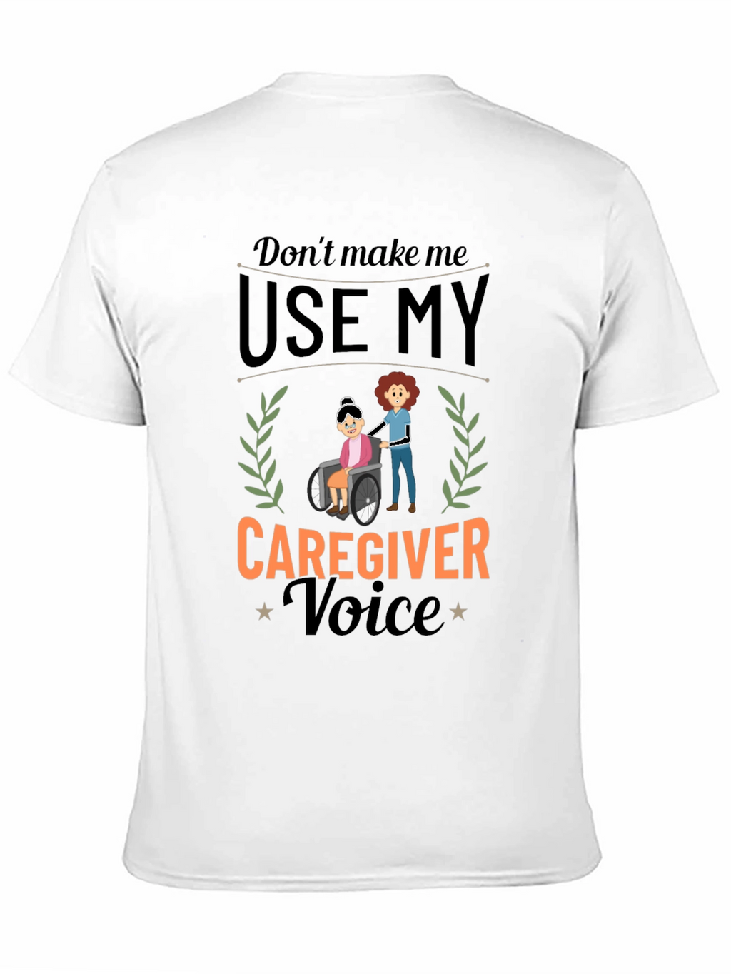 Caregiver Voice Graphic Tee - Black