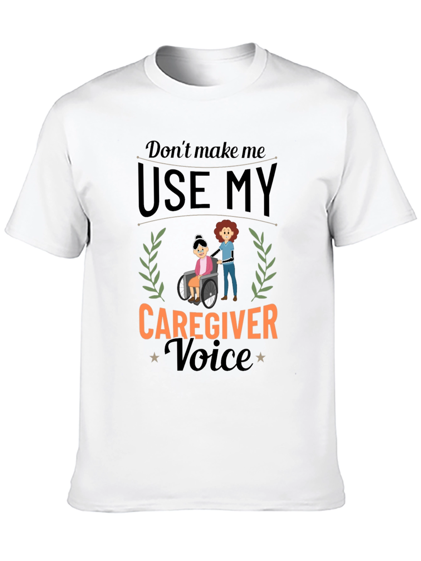 Caregiver Voice Graphic Tee - Black