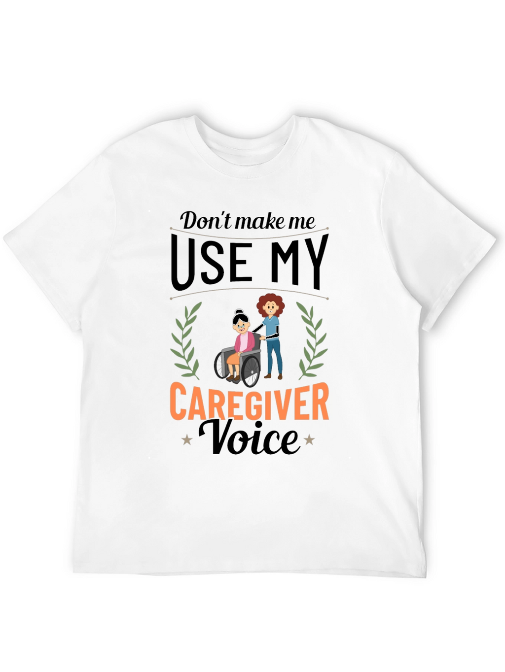 Caregiver Voice Graphic Tee - Black
