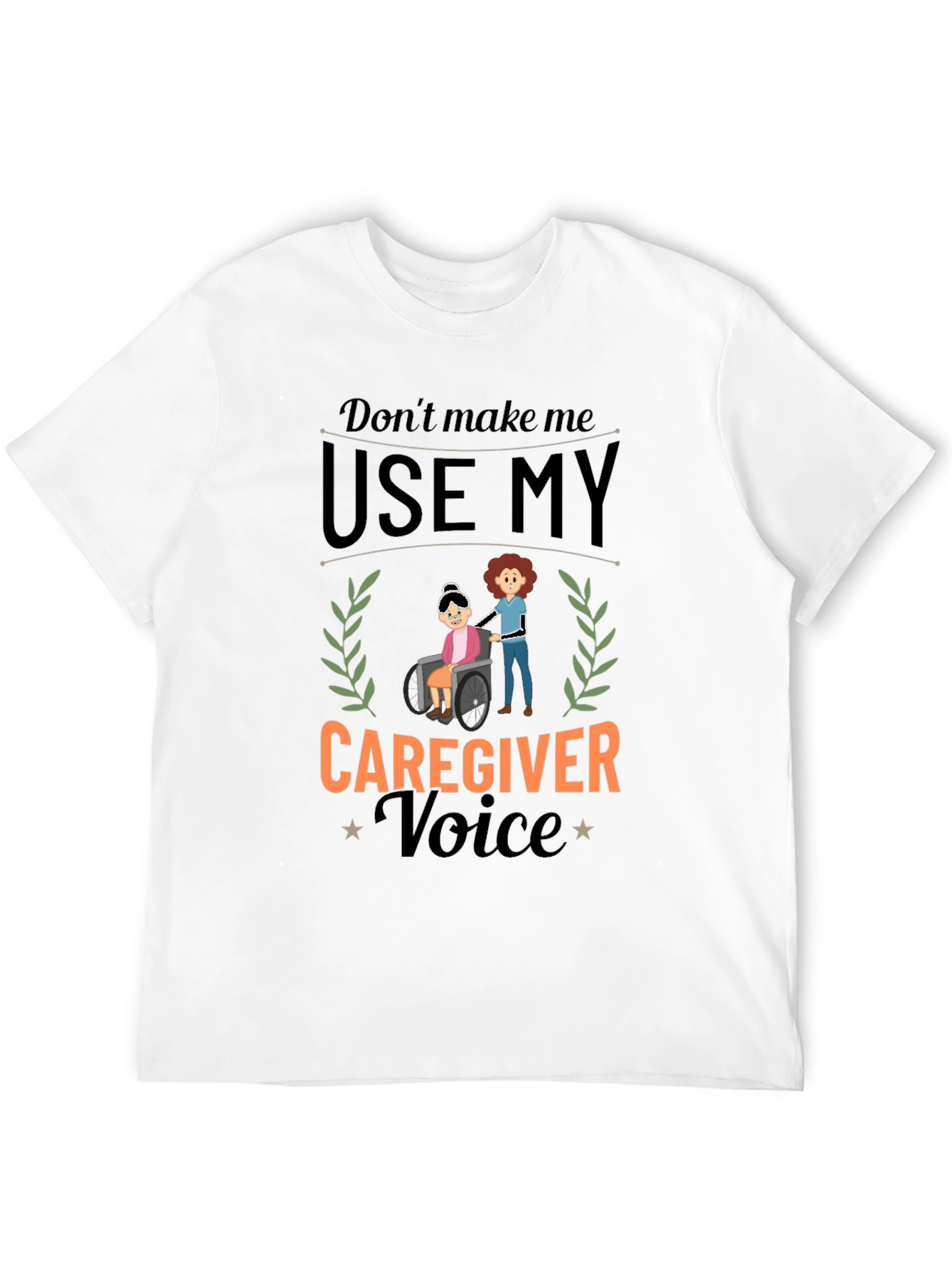 Caregiver Voice Graphic Tee - Black
