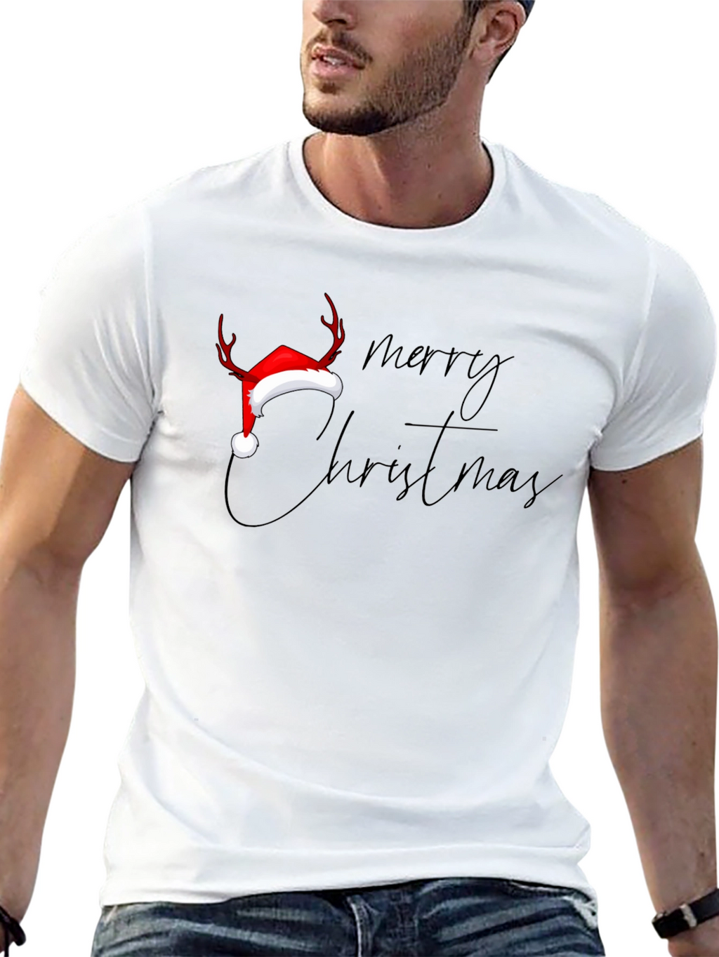 Merry Christmas T-Shirt - Holiday Festive Wear