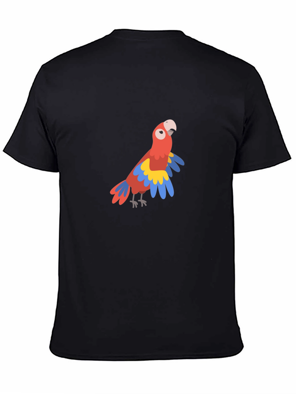 Parrot Graphic Tee - Tropical Bird Design