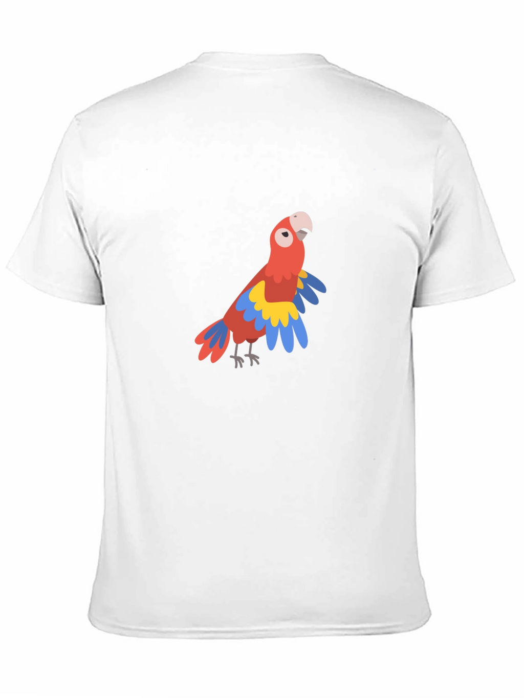 Parrot Graphic Tee - Tropical Bird Design