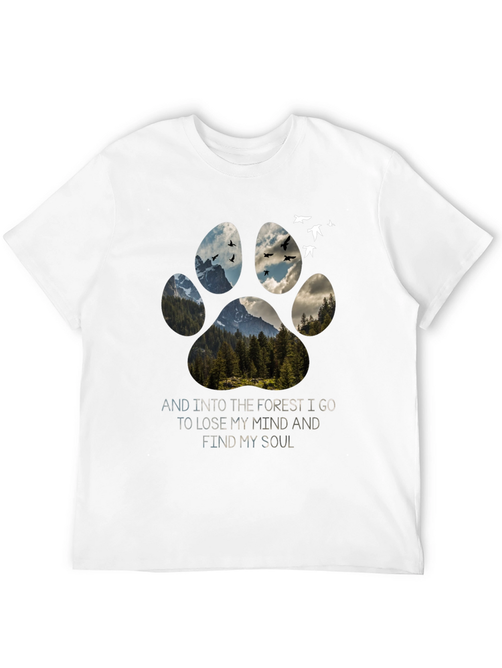 Nature Paw Print Graphic Tee