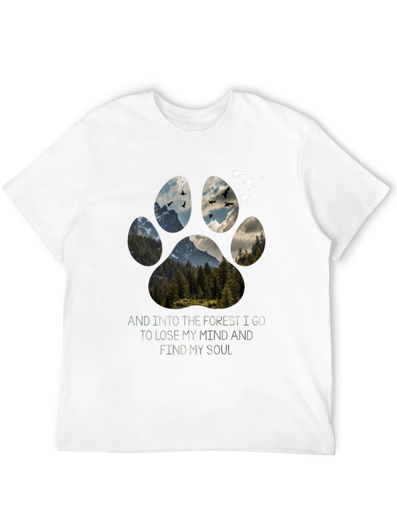 Nature Paw Print Graphic Tee