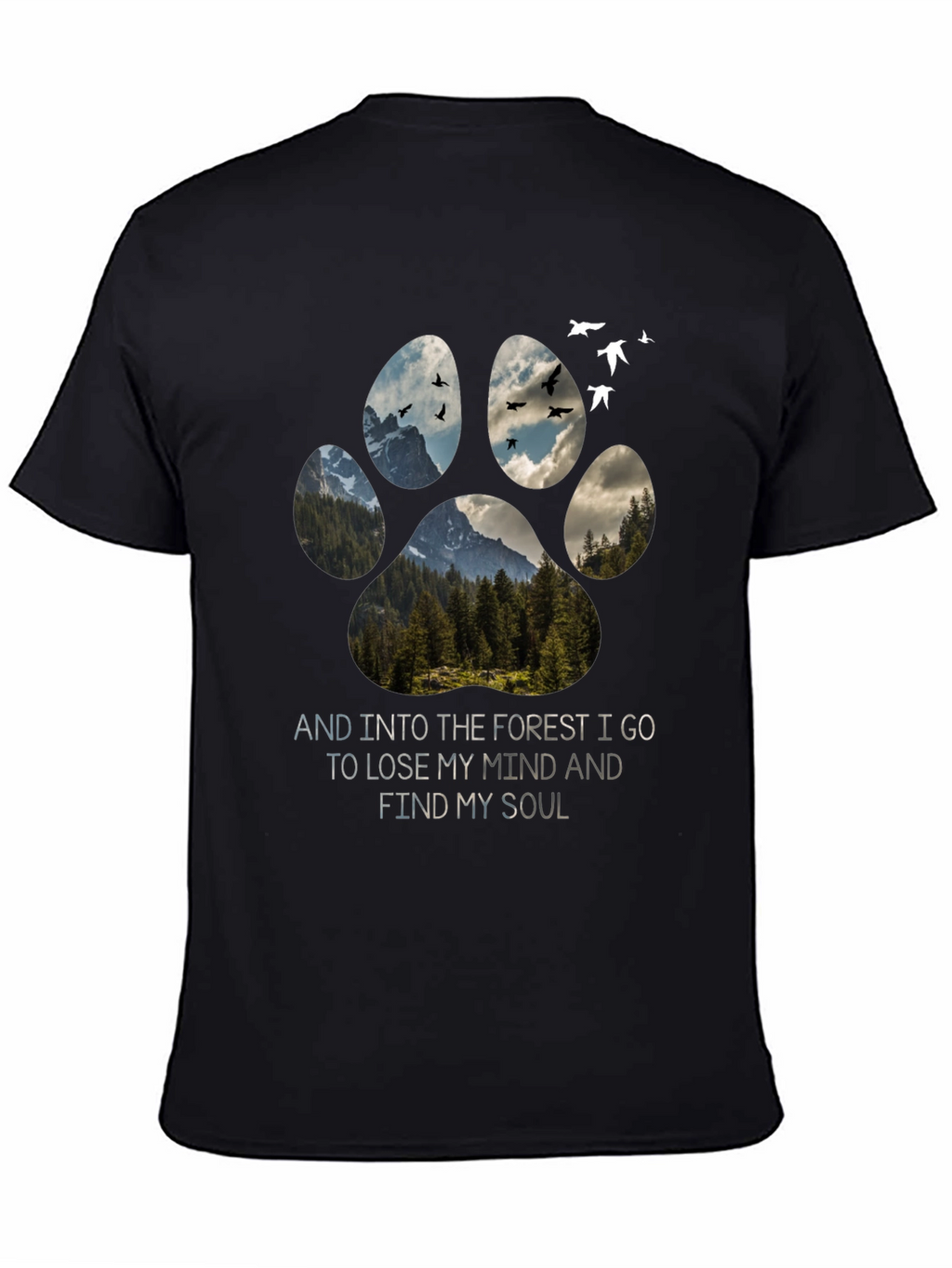 Nature Paw Print Graphic Tee