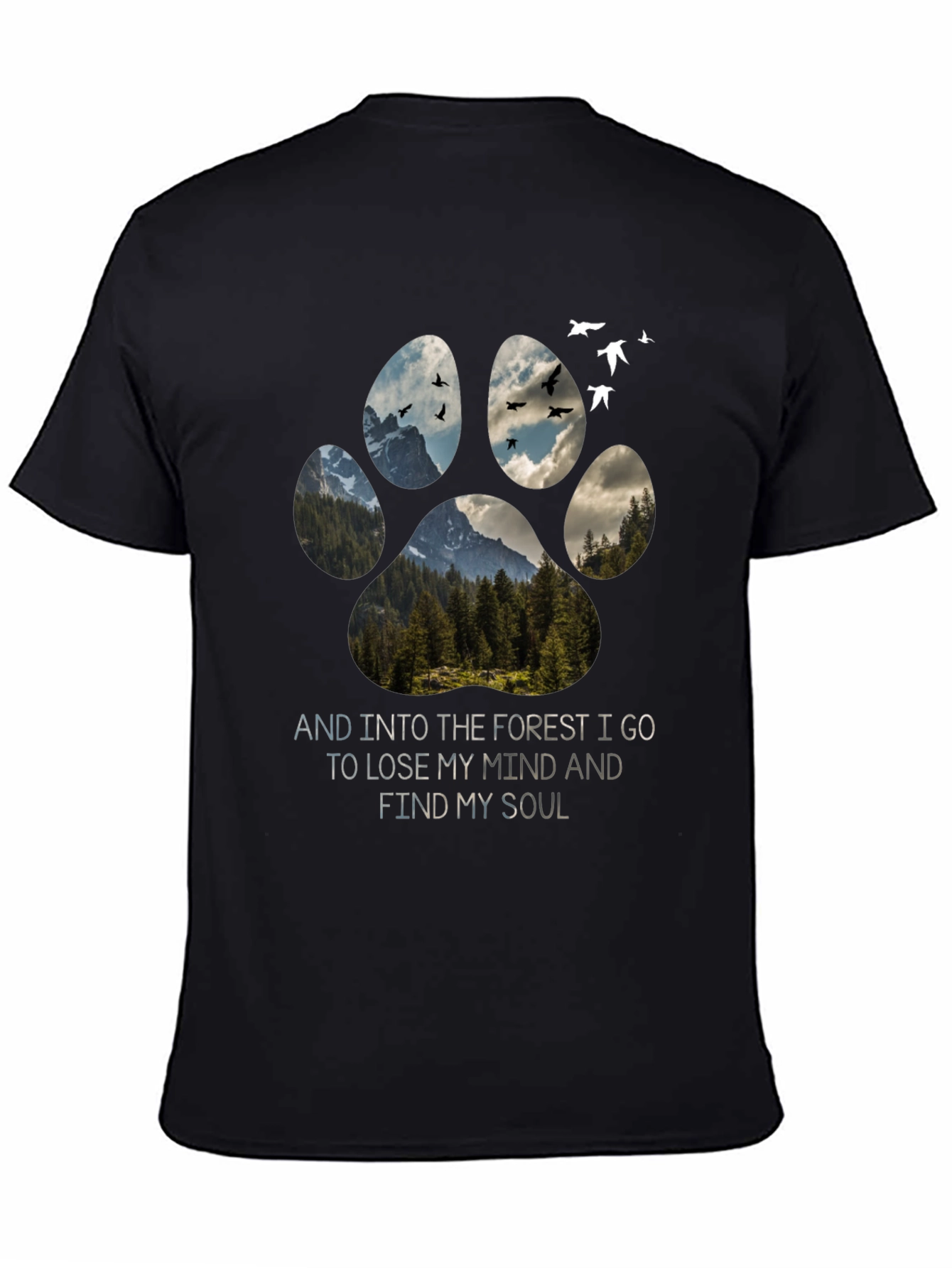 Nature Paw Print Graphic Tee