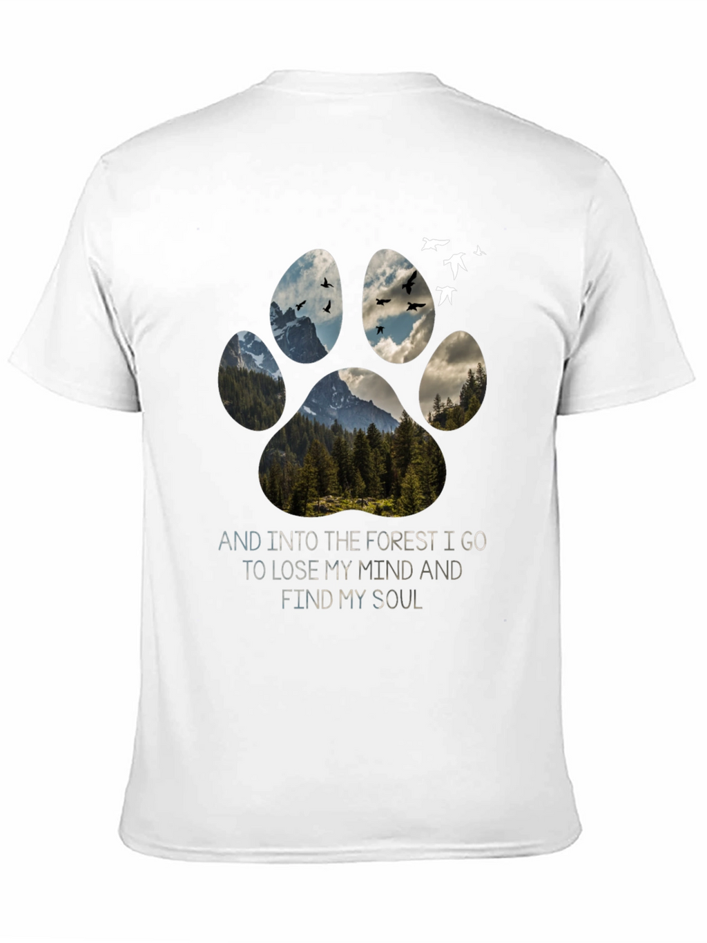 Nature Paw Print Graphic Tee