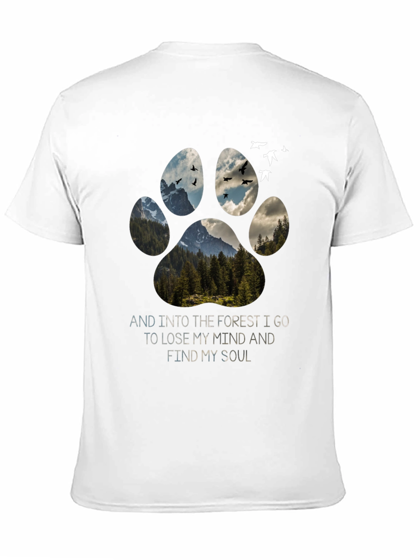 Nature Paw Print Graphic Tee