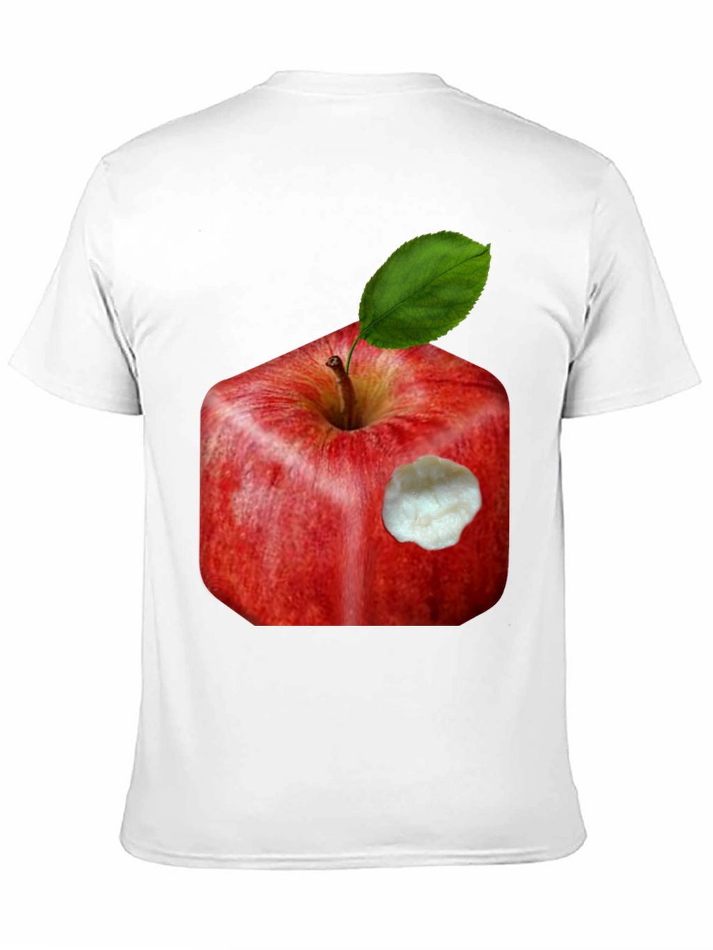Bitten Apple Cube Graphic Tee