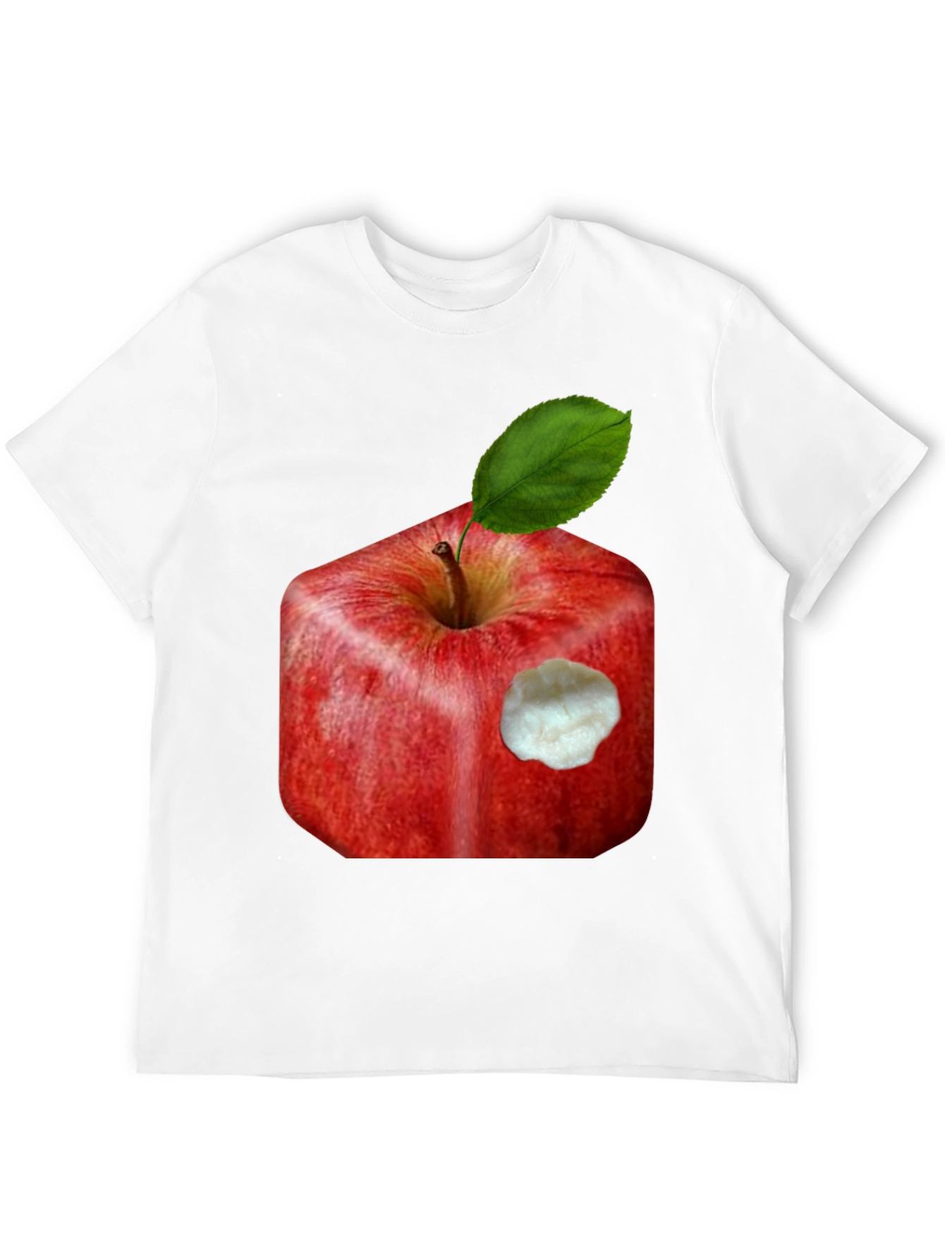 Bitten Apple Cube Graphic Tee