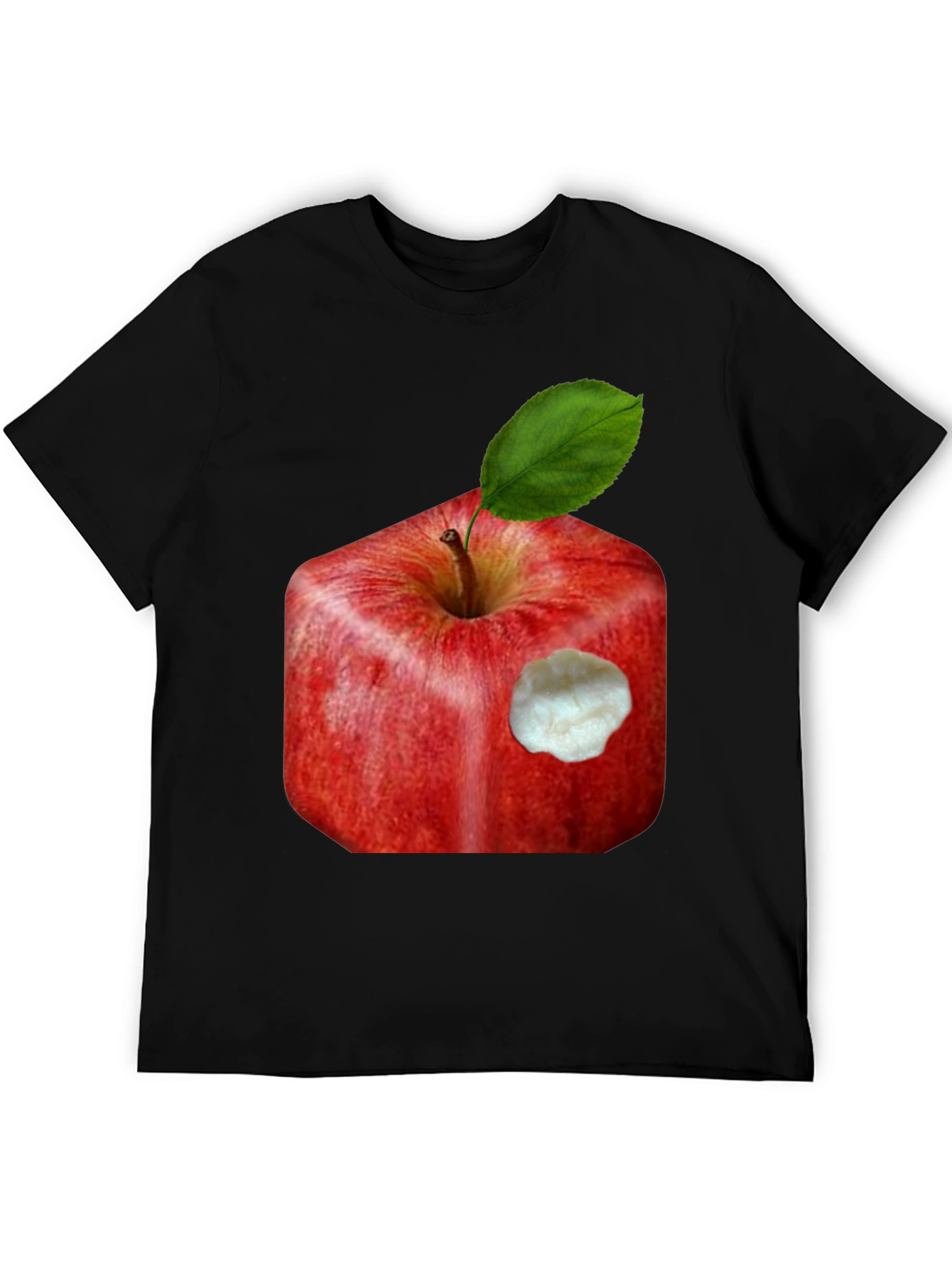 Bitten Apple Cube Graphic Tee