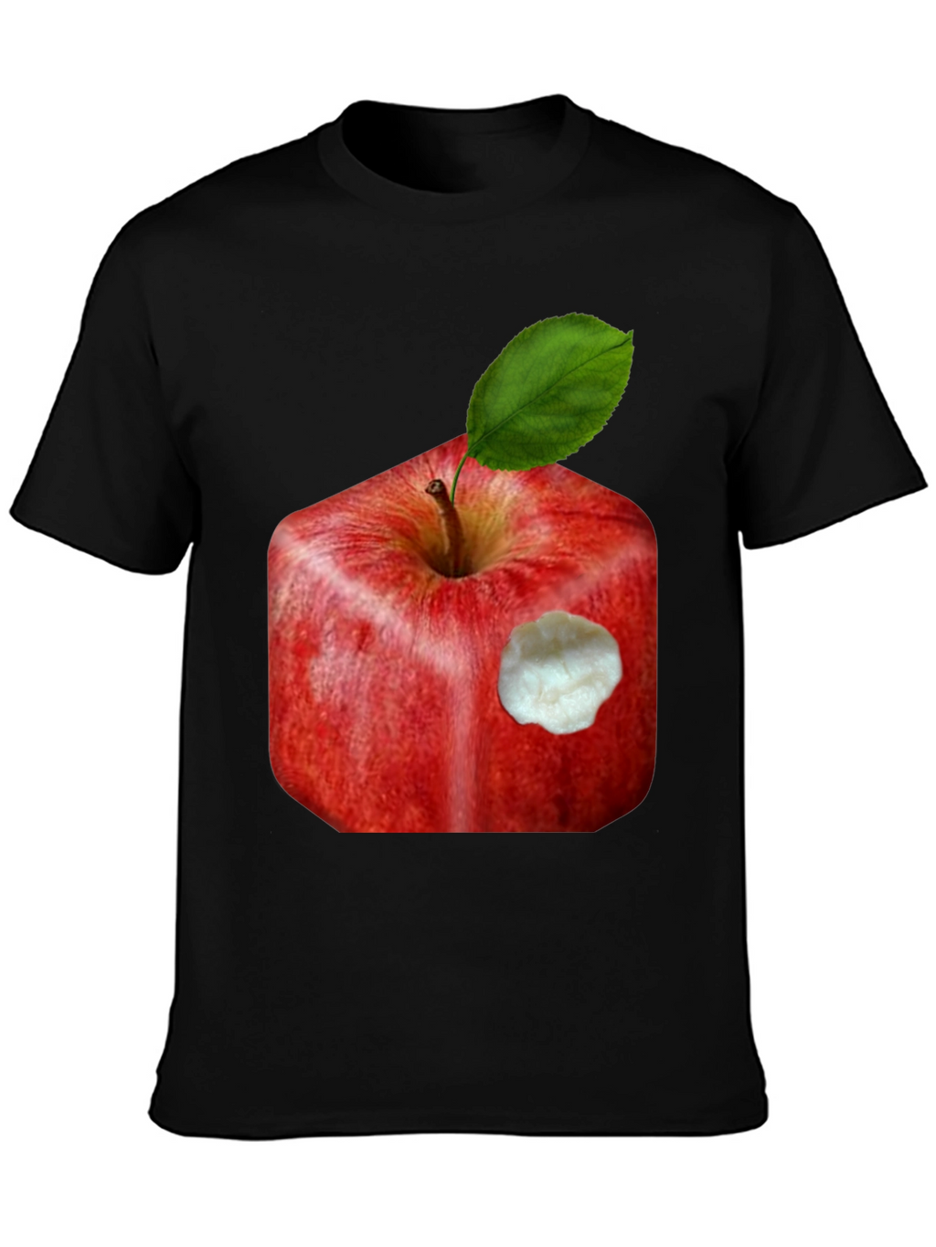Bitten Apple Cube Graphic Tee