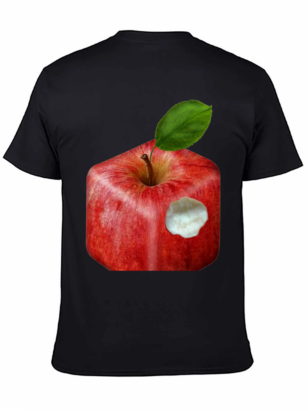 Bitten Apple Cube Graphic Tee