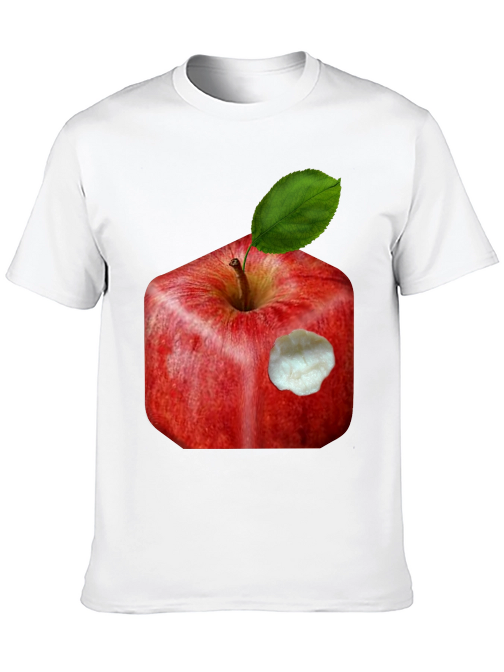 Bitten Apple Cube Graphic Tee