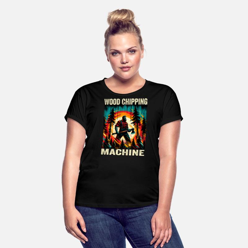 Wood Chipping Machine - Lumberjack, Woodcutter