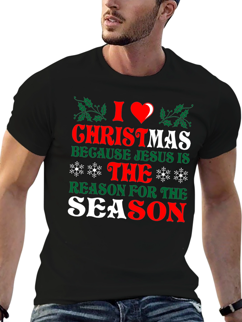 I Heart Christmas Graphic Tee