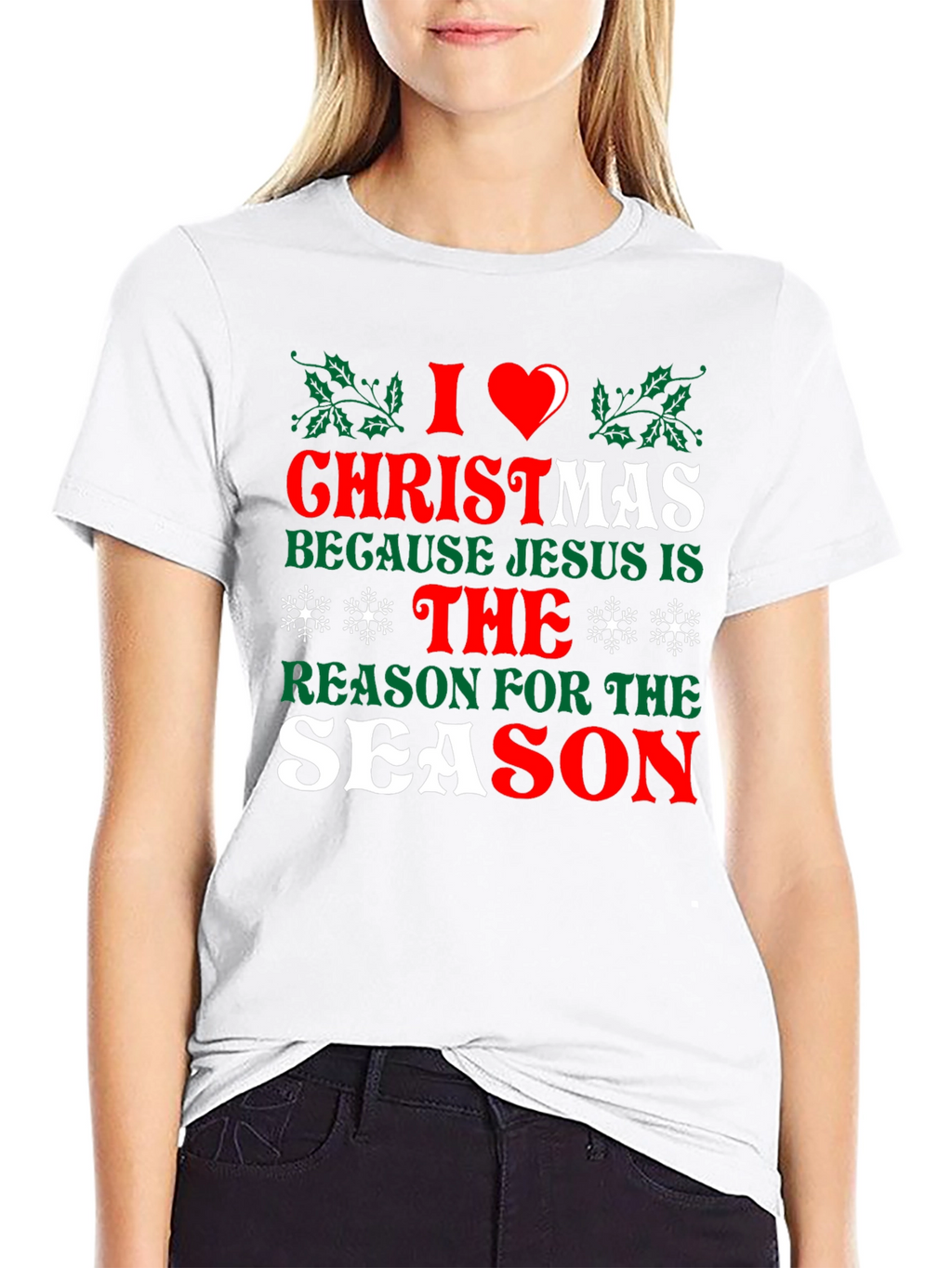 I Heart Christmas Graphic Tee