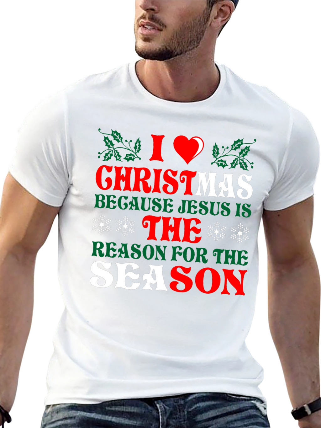I Heart Christmas Graphic Tee