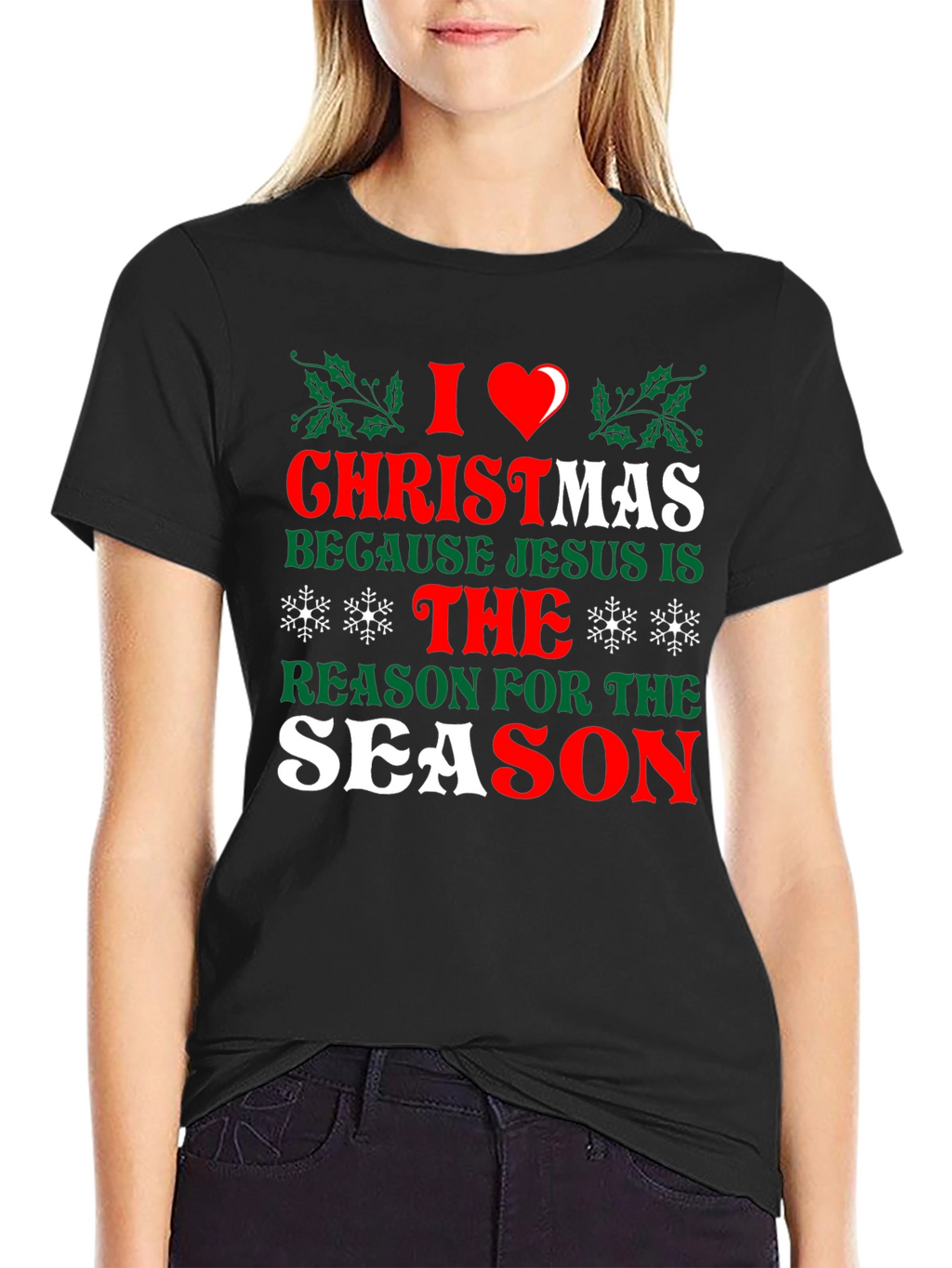 I Heart Christmas Graphic Tee